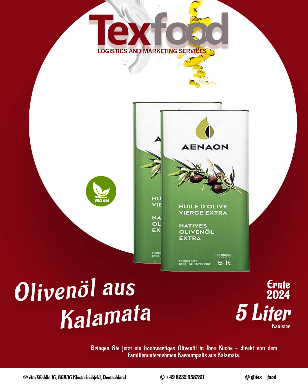 Olivenöl aus Kalamata